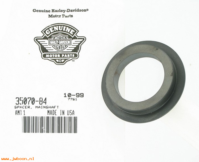   35070-84 (35070-84): Spacer, main drive gear - NOS - FXWG, FXSB late'84-'86
