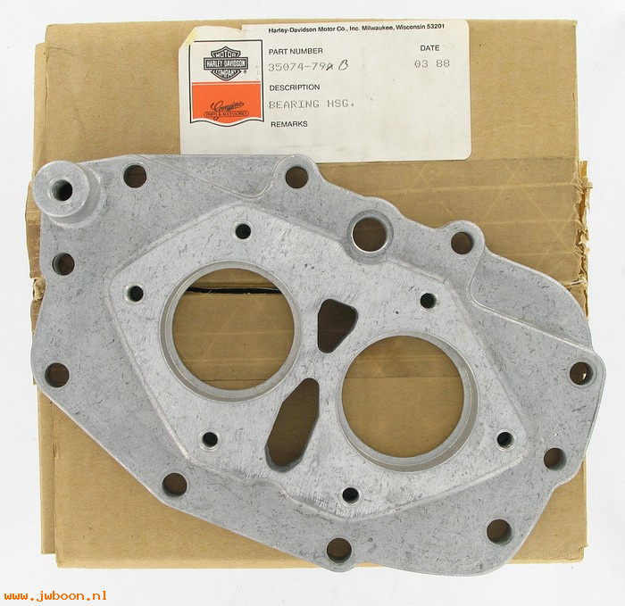   35074-79A (35074-79A 35256-81): Housing   (without bearings) - NOS - FLT, FXR '80-'86, 5-speed