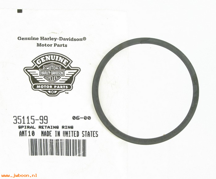   35115-99 (35115-99): Spiral retaining ring - NOS - Touring, FXD, Dyna '99-'02