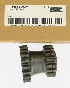   35282-74T (35282-74T): Gear, mainshaft low & second 17T & 20T "Eagle Iron"- NOS-FX 74-79