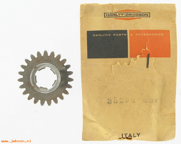   35294-65P (35294-65P): Third gear, mainshaft - NOS - Aermacchi M-50 1965, below nr. 9350