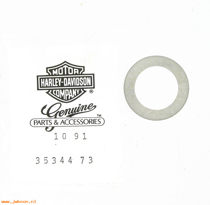   35344-73A (35344-73): Thrust washer, mainshaft right - NOS- Sportster 54-e84,late style