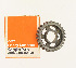   35602-74P (35602-74P / 23535): Third gear, countershaft - 27 T - NOS - SS,SX250 late'75-'78. AMF