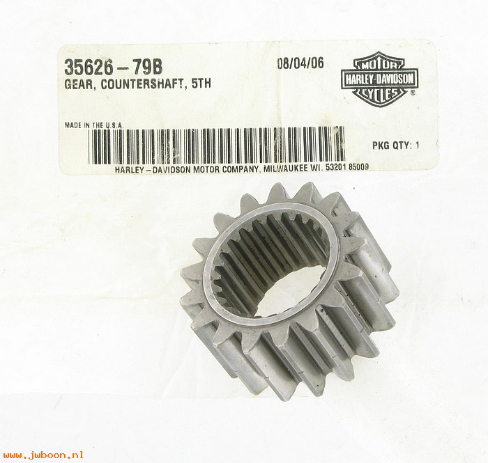   35626-79B (35626-79B): Fifth gear - countershaft - NOS - FLT, FXR, FXD, Softail '80-'95