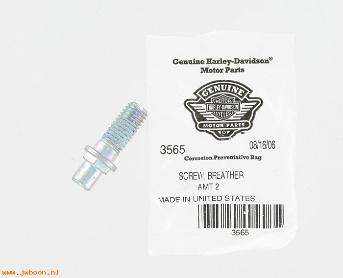       3565 (    3565): Screw, breather - NOS - Sportster XL's