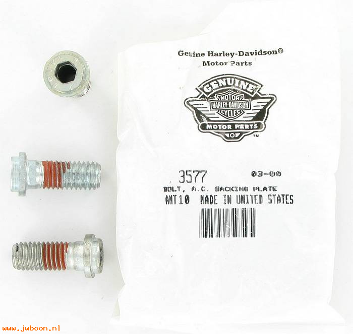       3577 (    3577): Screw, 1/2"-13 x 1-1/4" hex sckt head,air cleaner back plate -NOS