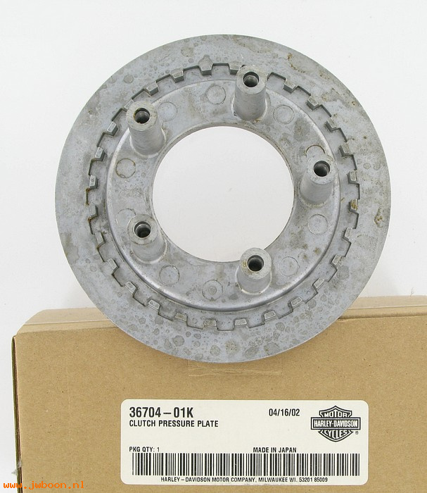   36704-01K (36704-01K): Clutch pressure plate - NOS - V-rod '02-'07