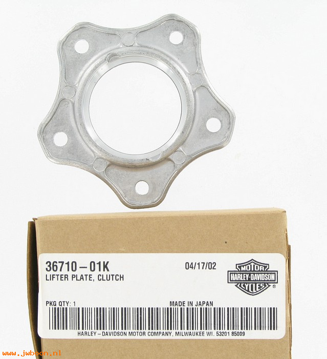   36710-01K (36710-01K): Lifter plate - clutch - NOS - V-rod '02-'07