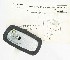   36956-65A (36956-65A): Brake pedal pad kit  w/o. H-D name,NOS - FL, FLT 65-82. Servi-car