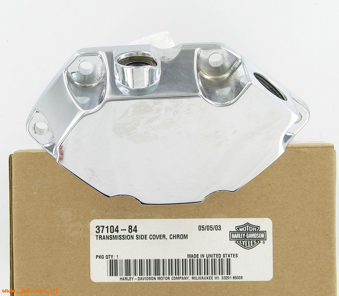   37104-84 (37104-84 / 37082-84): Transmission side cover - NOS - Big Twins '80-'86, 5-speed