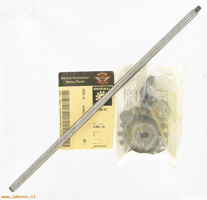   37305-65 (37305-65): Kit, bearing, push rod & finger - NOS - Electra Glide FL '65-'69