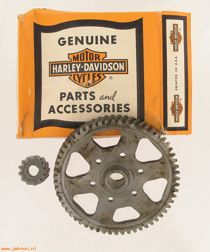   37452-67P (37452-67P): Set of matched primary drive gears - NOS - Aermacchi M-50 '67-'72