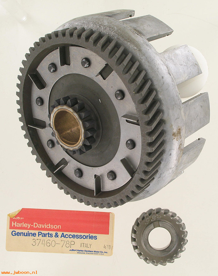   37460-78P (37460-78P / 24415): Set of matched primary drive gears - NOS - SS, SX 175 1978. AMF