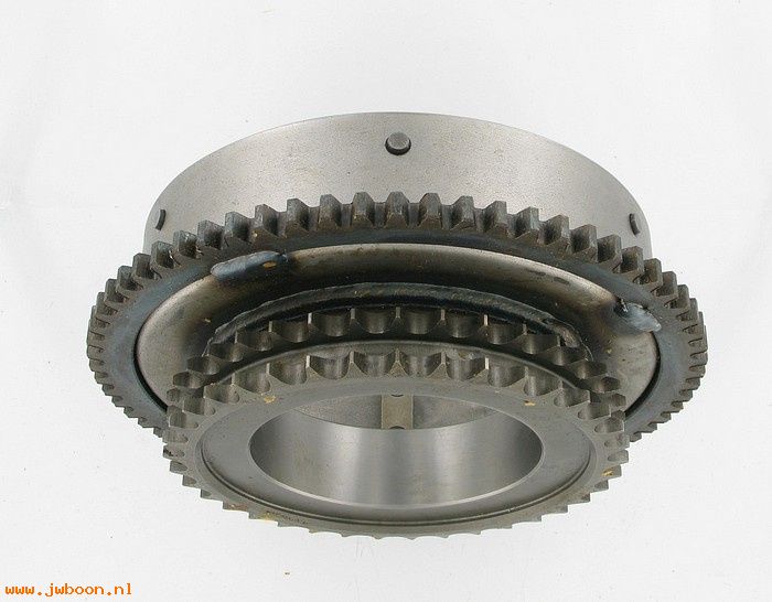   37702-70A (37702-70A): Clutch shell & sprocket, w.starter ring gear, NOS - FL, FLT, FXR