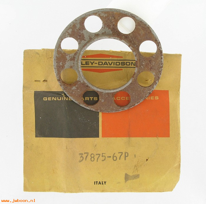   37875-67P (37875-67P): Spring plate - NOS - Aermacchi M-50 '67-'72. X-90 1972. AMF