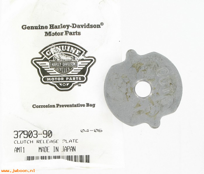   37903-90 (37903-90): Clutch release plate - NOS - Big Twins '90-