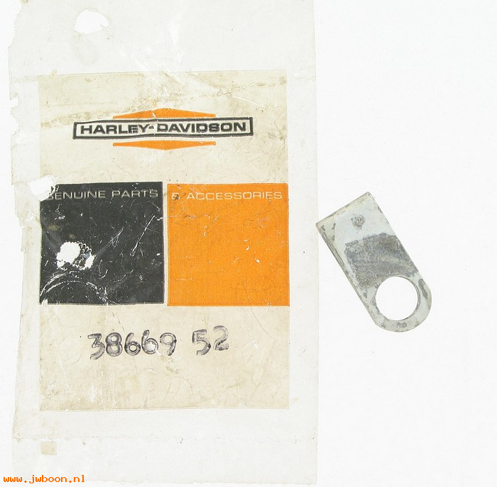   38669-52 (38669-52): Clevis, control cable, hand clutch - NOS - FL 52-67. Topper 61-65