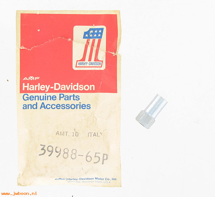   39988-65P (39988-65P / 6729): Nut, chain adjuster - NOS- Z-90 73-75. X-90 72-75. M-50 65-72.AMF