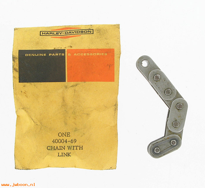   40004-69 (40004-69): Chain, with link - 6 pitches - NOS - Aermacchi Rapido '69-'75.AMF