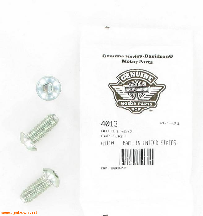       4013 (    4013): Screw, 3/8"-16 x 1" hex socket button head - Grade 5 - NOS