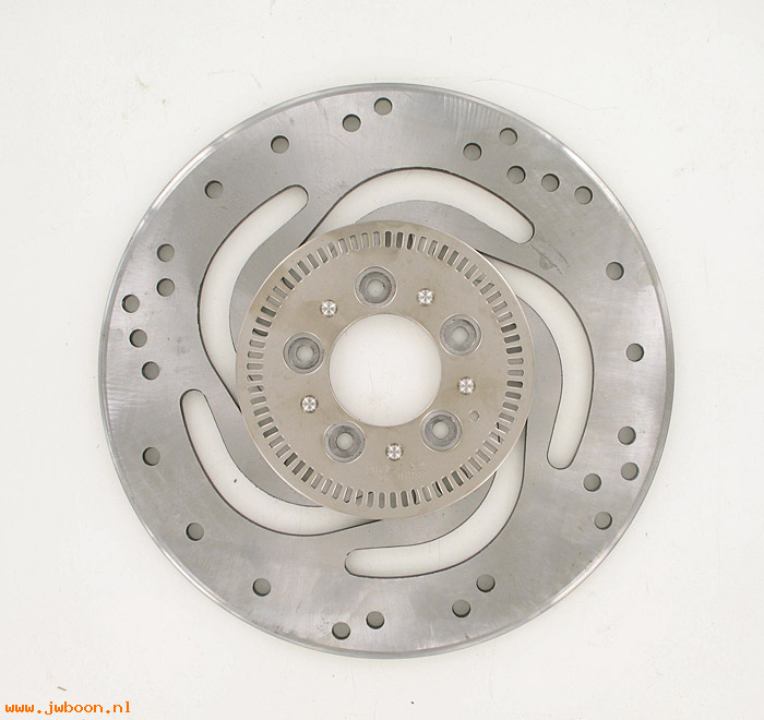   40618-05A (40618-05A): Brake rotor, left front ABS - NOS - FLHP, FLHTP '05-'07, Police