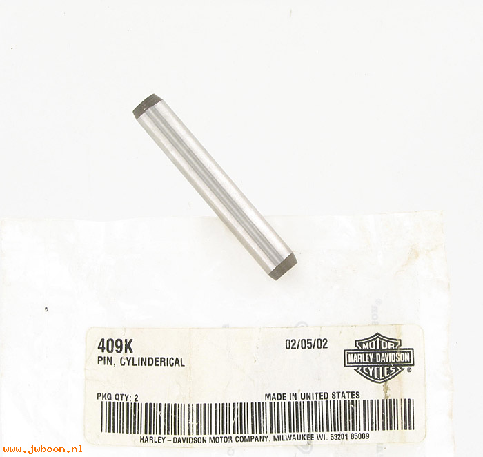        409K (     409K): Pin, cylindrical - threaded - NOS - V-rod, in stock