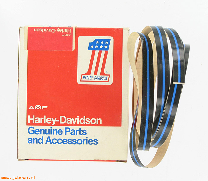   41055-78 (41055-78): Decal / Pin striping, blue on black - 59" - NOS - XL, XLCH 1978