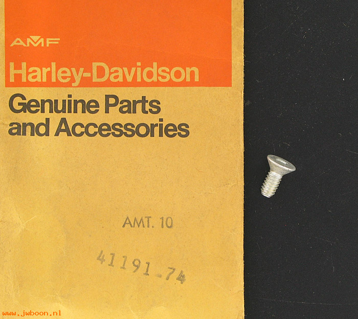   41191-74 (41191-74): Screw, 1/4"-20 x 5/8" hex socket countersunk flat head - NOS - XL
