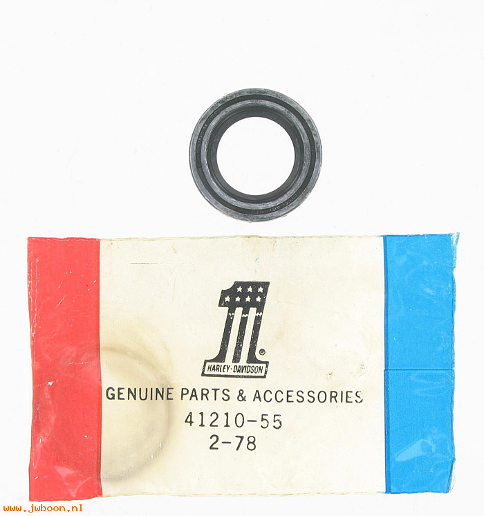   41210-55 (41210-55): Oil seal, wheel bearing - NOS - FX, FL '67-'72. KH,XL '55-'78