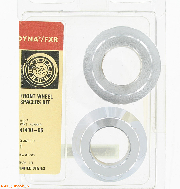   41410-06 (41410-06): Front wheel spacer kit - tapered - NOS - FXDWG '06-'07