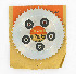   41470-68P (41470-68P): Rear wheel cushion sprocket, 46 T - NOS - Sprint, H, SS 1968
