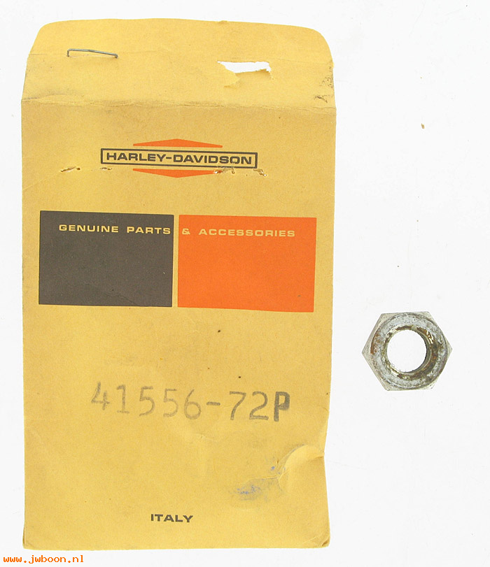   41556-72P (41556-72P): Nut, axle - NOS - Aermacchi Shortster, X-90 1972. AMF H-D