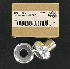   41581-03A (41581-03A): Rear wheel spacer kit - left & right, domed - NOS - Softail 00-07
