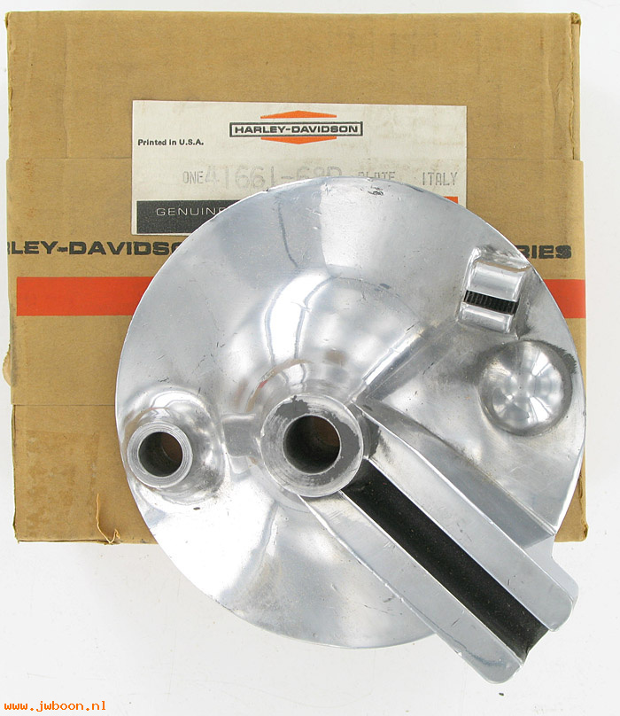   41661-68P (41661-68P): Side plate, rear brake - NOS - Aermacchi Rapido,ML,MLS125 68-69