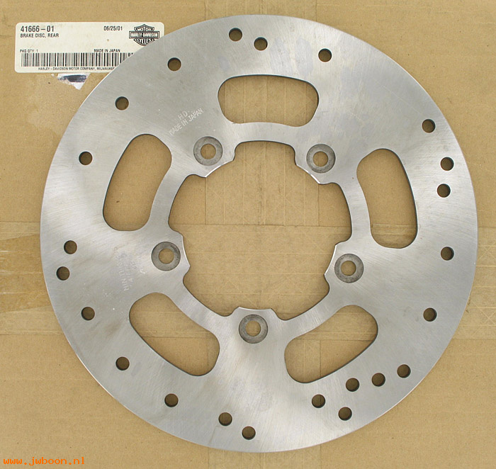   41666-01 (41666-01): Brake disc - rear - NOS - V-rod '02-'05