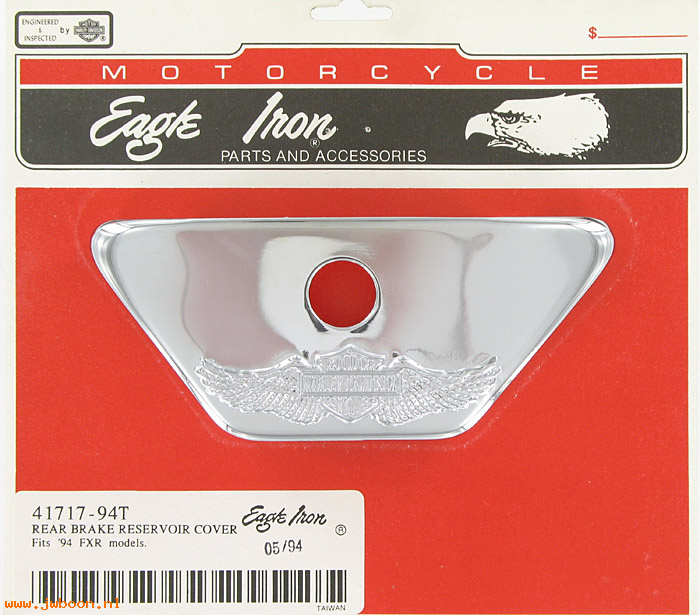   41717-94T (41717-94T): Cover, brake reservoir, with hole - NOS - "Live to Ride" FXR 1994
