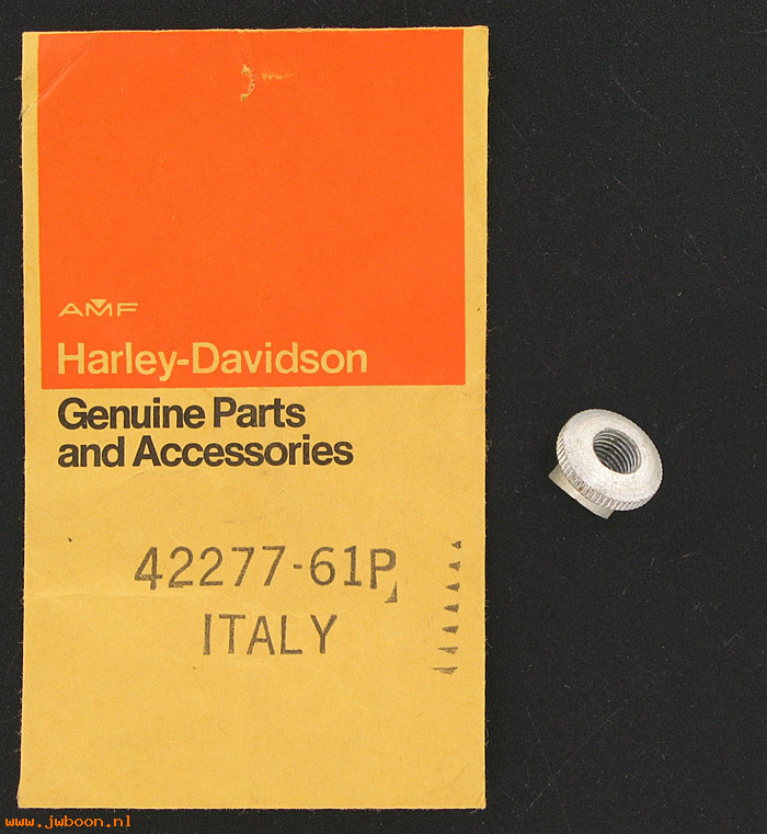   42277-61P (42277-61P): Adjusting nut - rear cable - NOS - Sprint,SS,SX 67-74. CRTT 1966