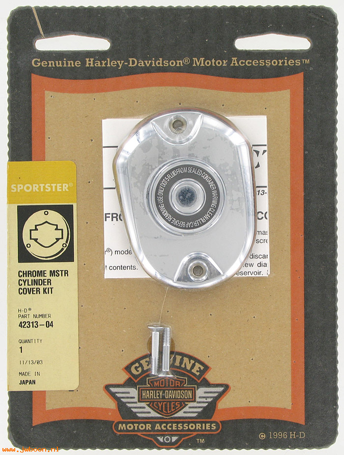   42313-04 (42313-04): Master cylinder cover - NOS - Sportster XL '04-'06