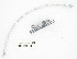   42379-07 (42379-07): Diamondback modular upper brake line - 20", 0 degree banjo angle