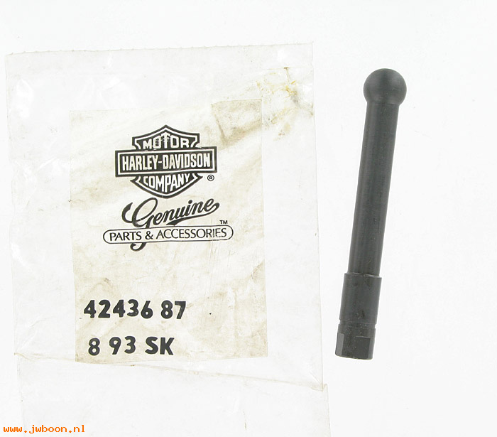   42436-87 (42436-87): Rear master cylinder push rod - NOS - Sportster XL late'87-'03