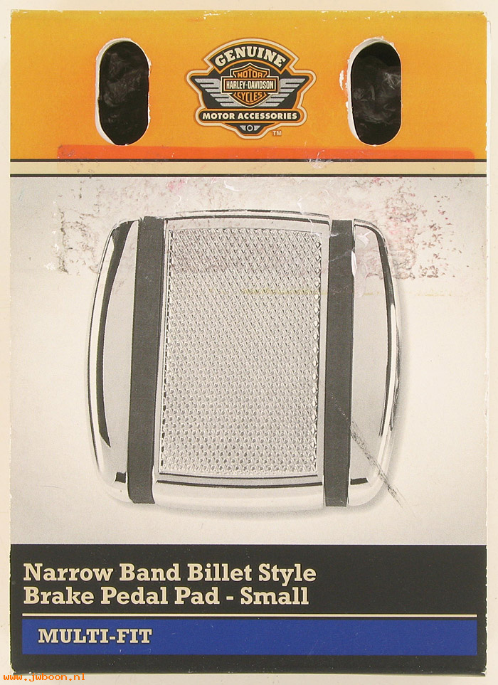   42629-00 (42629-00): Billet brake pedal pad, small - narrow band - NOS - Softail '84-