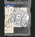   42722-07 (42722-07): Brake pedal pad, small - knurled chrome collection - NOS