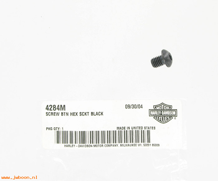       4284M (    4284M): Screw, M8 x 1.25 x 10 hex socket button head - NOS