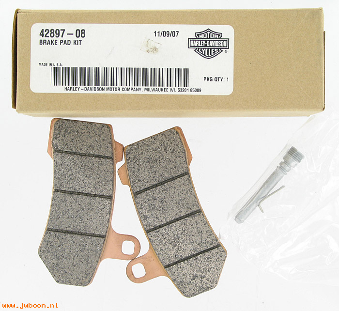   42897-08 (42897-08): Brake pad kit - front - NOS - V-rod '08-