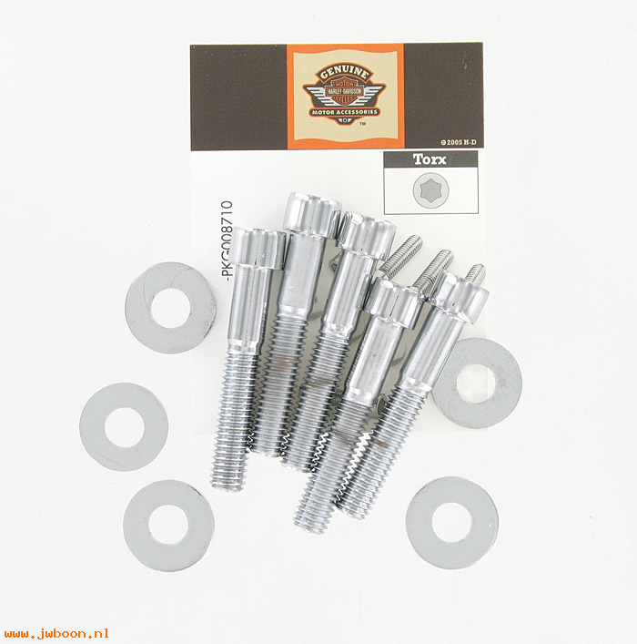   43245-07 (43245-07): Socket head cap screw kit for rear belt sprocket - NOS - Softail