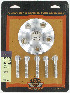   43253-00 (43253-00): Rear hub cap kit - NOS - Softails '00-