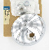  43287-01 (43287-01): Dome front hub cap -  21-inch laced wheels - NOS - Softails