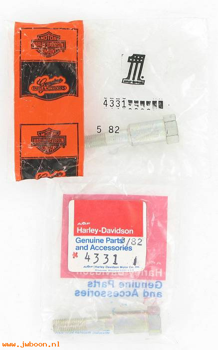       4331 (    4331): Shoulder bolt, 5/16"-24 - NOS - Golf car L77-e81. AMF Harley-D