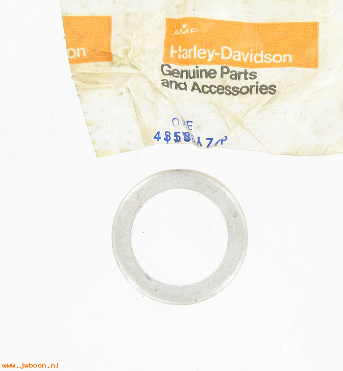   43535-74P (43535-74P / 21911): Retainer cup, brake drum seal - NOS - SS/SX 175/250 L'74-'78. AMF