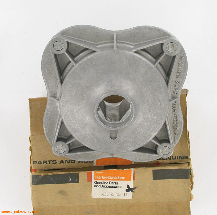   43542-72P (43542-72P): Hub, front wheel - NOS - Aermacchi X-90 '72-early'73. AMF H-D